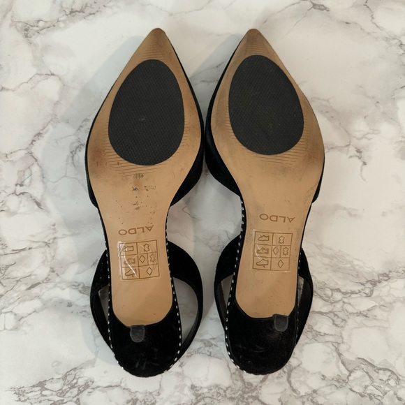 Aldo Creranna Suede Slingback Kitten Heels - Picture 10 of 11